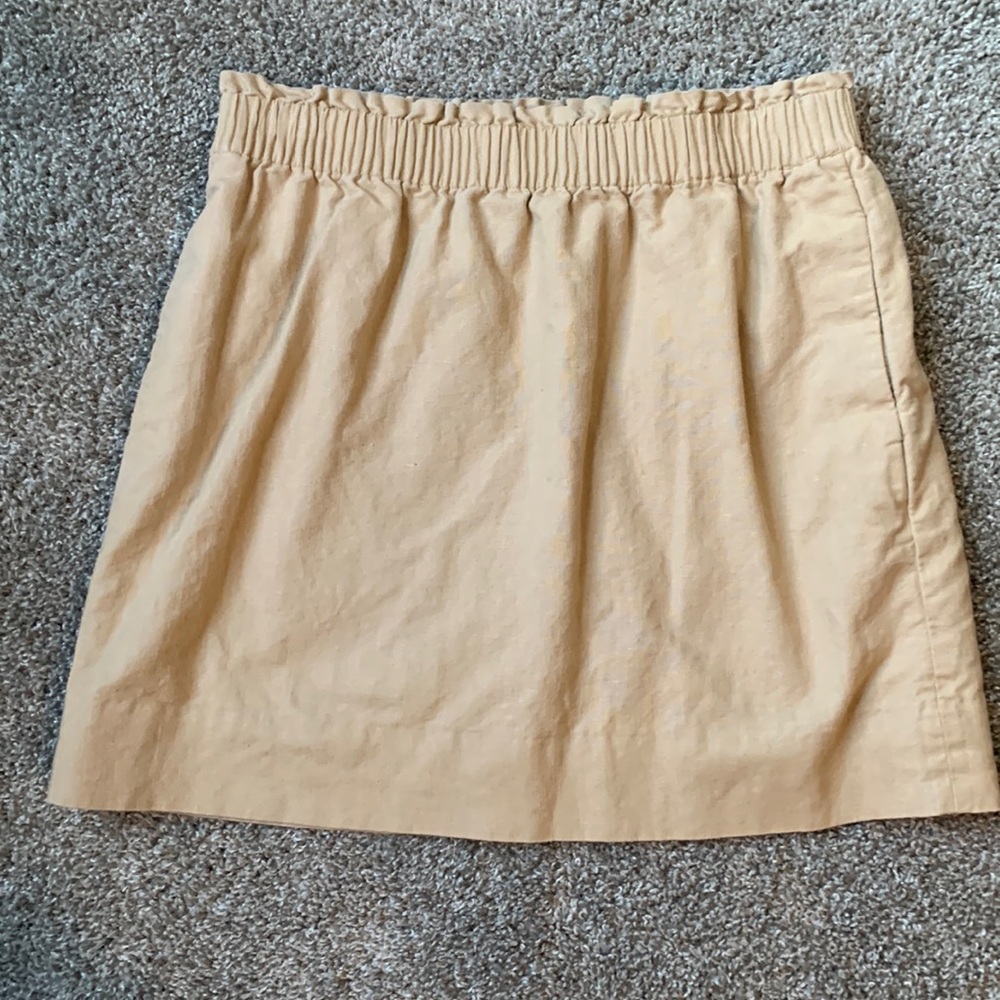 J. Crew Linen Mini Shirt with Pockets